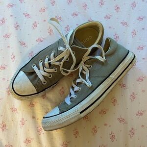 Sage Green Converse All Star Low Top Sneakers Women’s Size 9